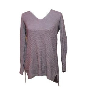 Old Navy Purple Knit Long Sleeve Sweater Top